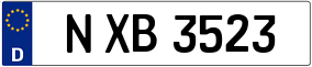 Truck License Plate